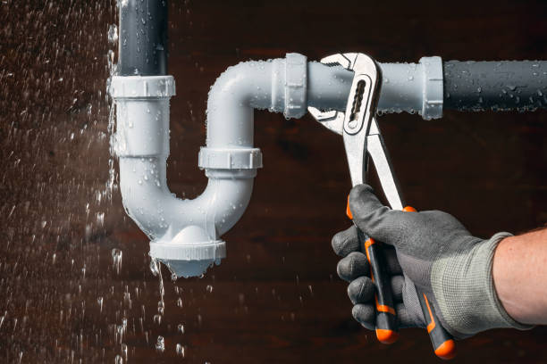 Professional Sewer Line Repair technician working in Columbus, IN